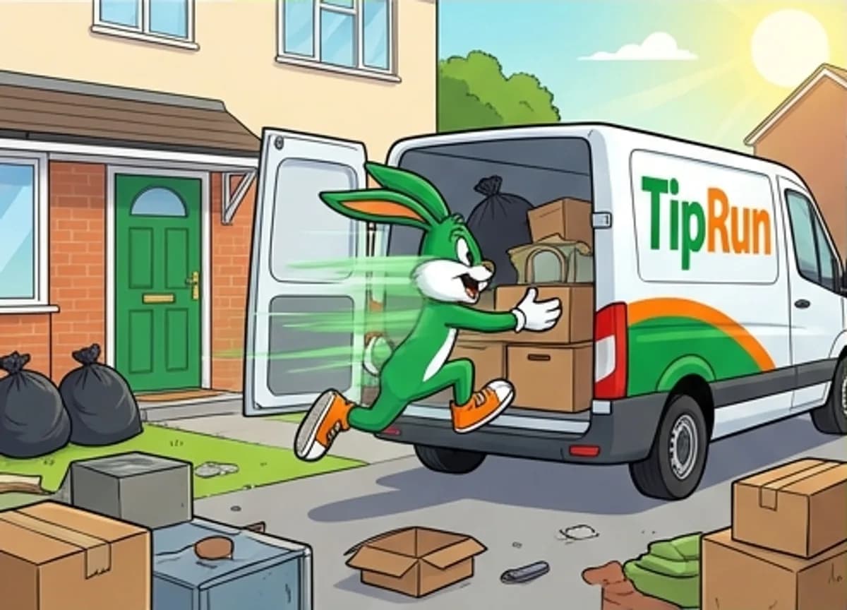 Loading boxes into the TipRun van